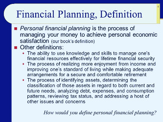 Financial Planning and Money Management - ppt download